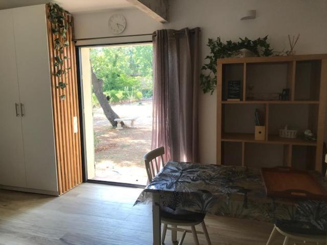 La Brindille Petit Mas Provencal Meuble De Tourisme 3 Etoiles 2-3 Personnes 1 Piece 30 M2 Tout Confort Lisiere Foret Jardin Jacuzzi Piscine Saint-Paul-en-Forêt エクステリア 写真